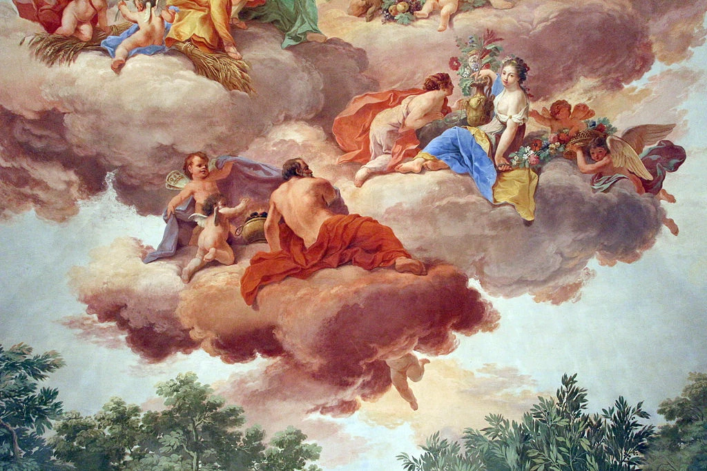 Villa di Poggio Imperiale - Appartamento leopoldino, Sala delle quattro stagioni